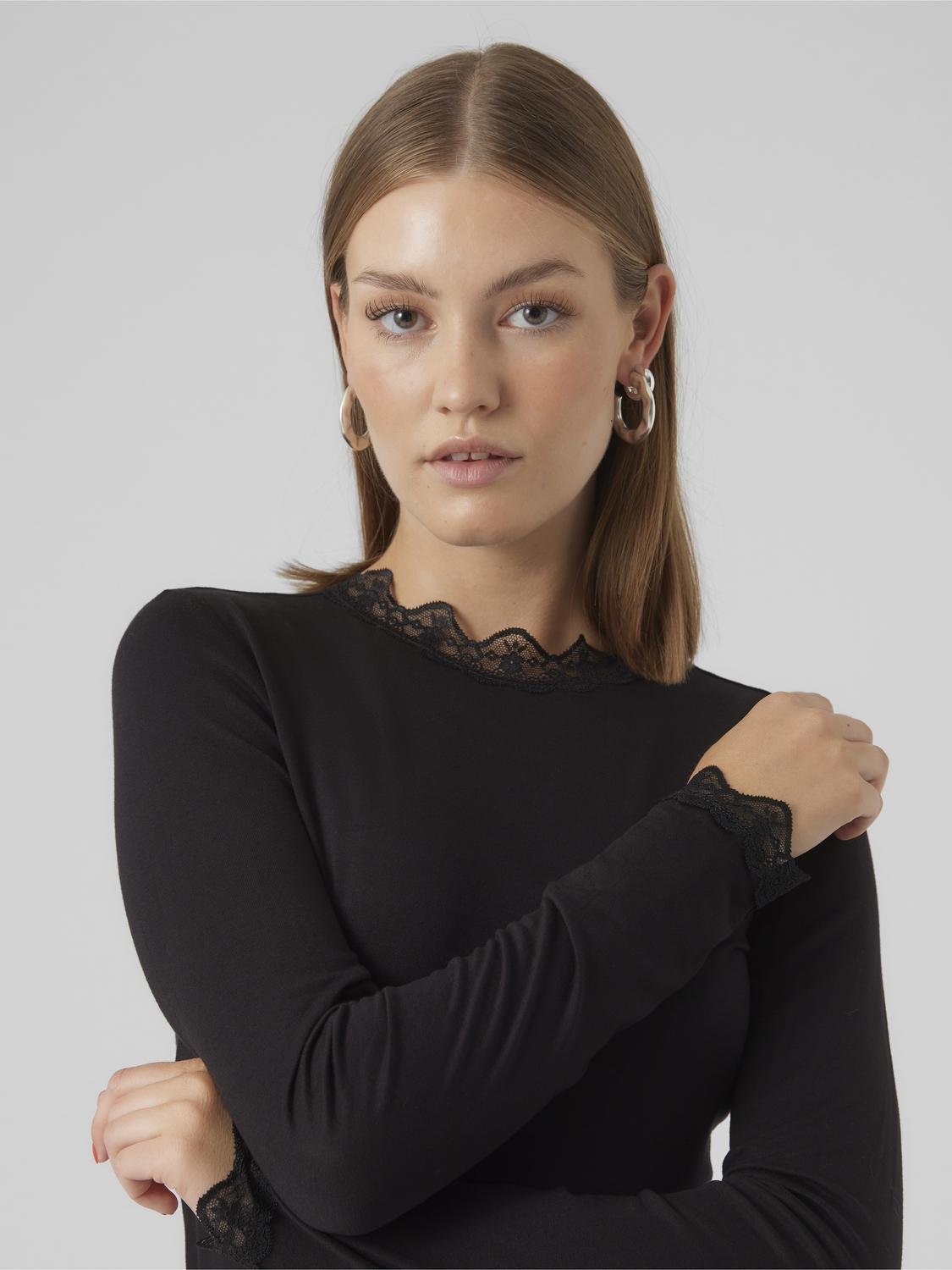 VMROSA Top - Black - VERO MODA & VILA Bergvik